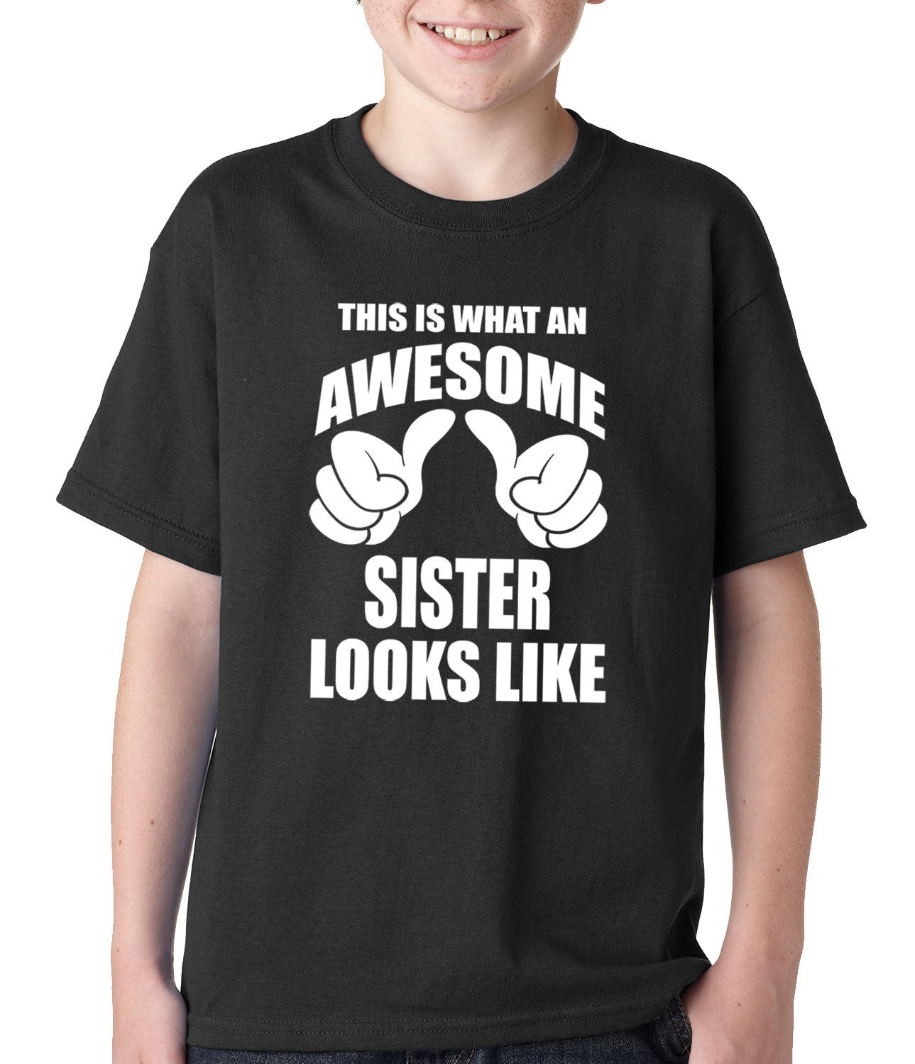 This Is What An Awesome Sister Looks Like Kids T-shirt