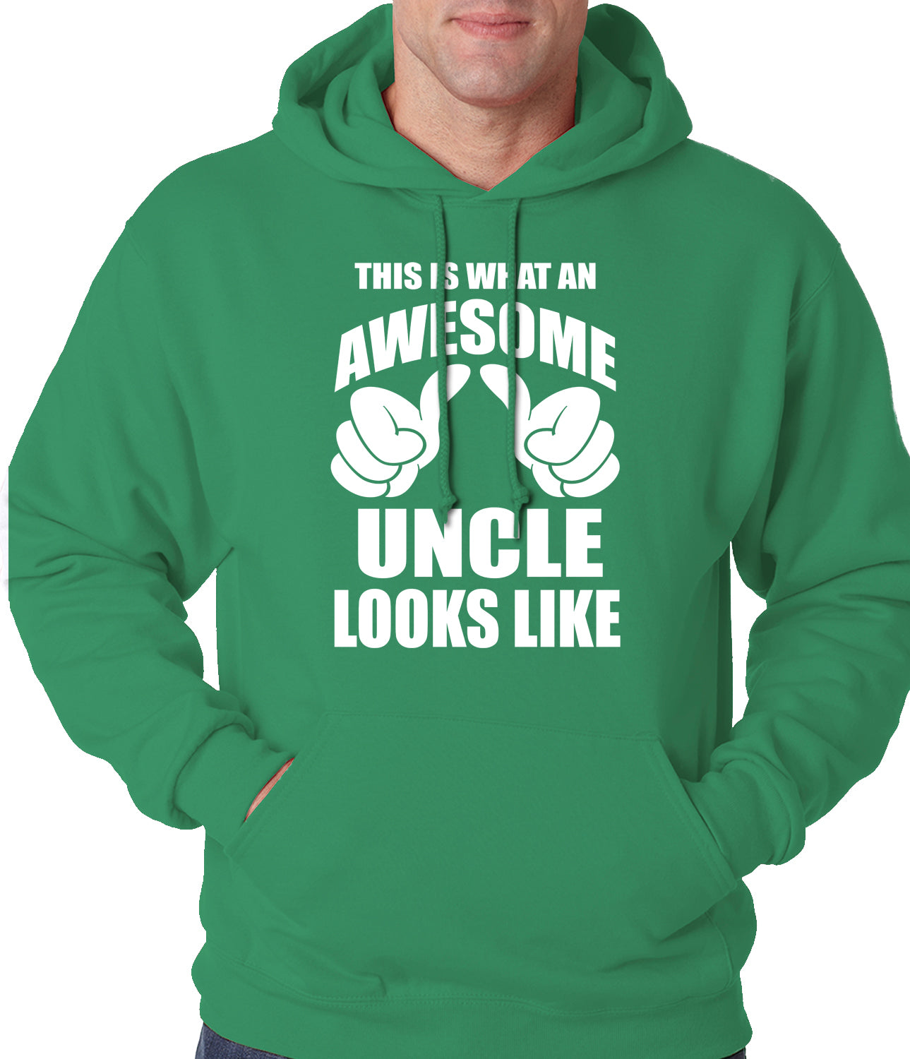 This Is What An Awesome Uncle Looks Like Adult Hoodie