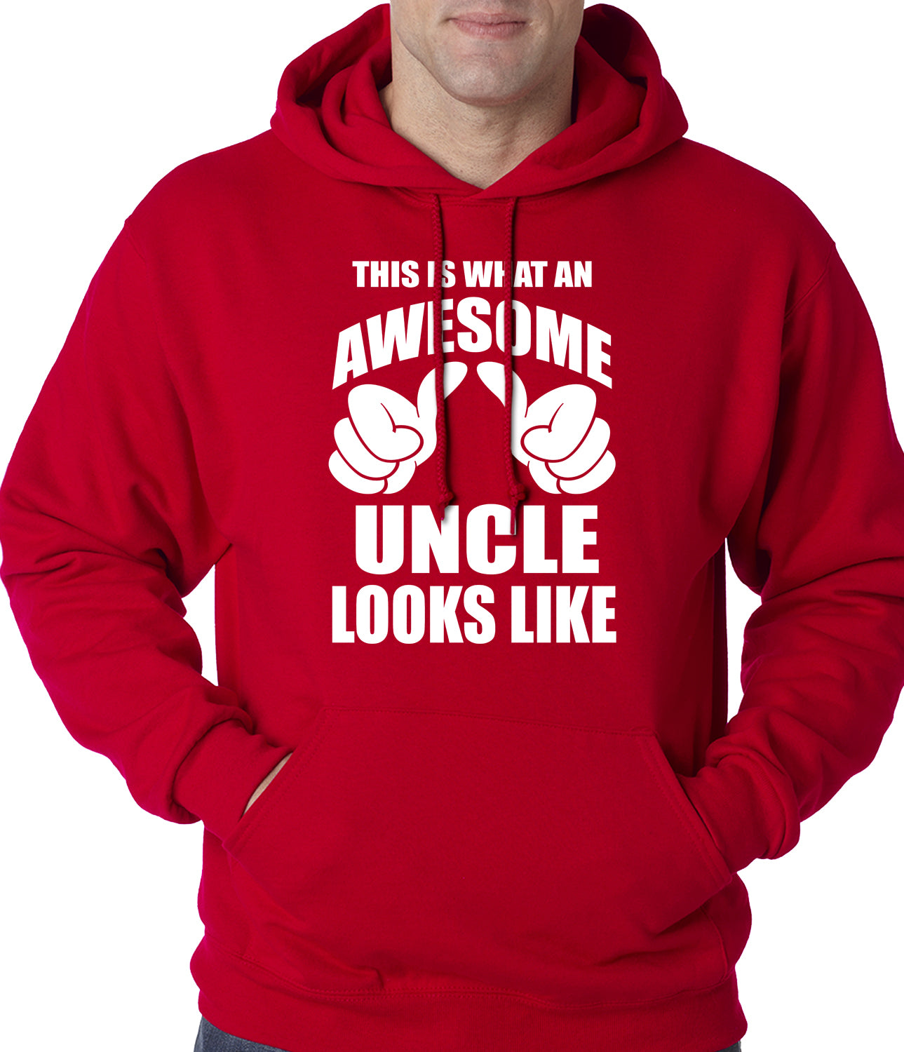 This Is What An Awesome Uncle Looks Like Adult Hoodie