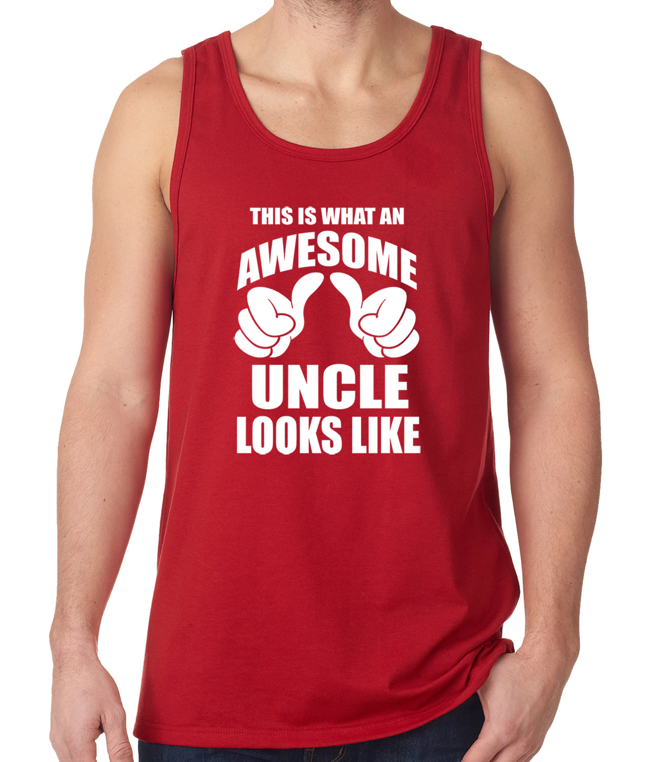 This Is What An Awesome Uncle Looks Like Tank Top