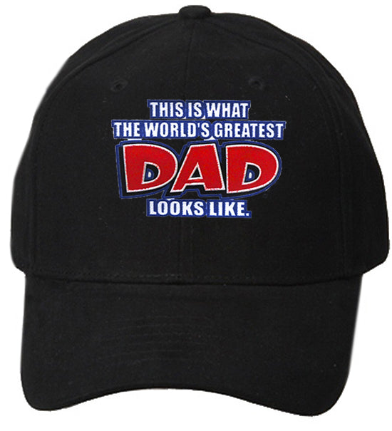 This Is What The World's Greatest Dad looks Like Baseball Hat