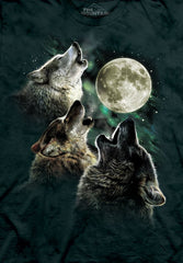 Three Wolf Moon Men's Big Face T-Shirt