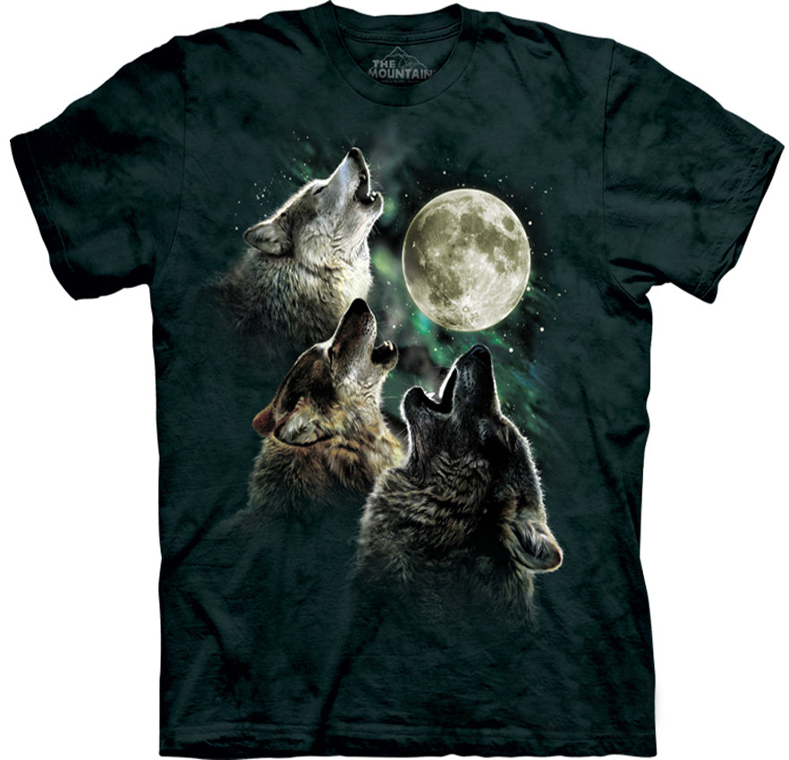 Three Wolf Moon Men's Big Face T-Shirt