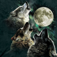 Three Wolf Moon Men's Big Face T-Shirt