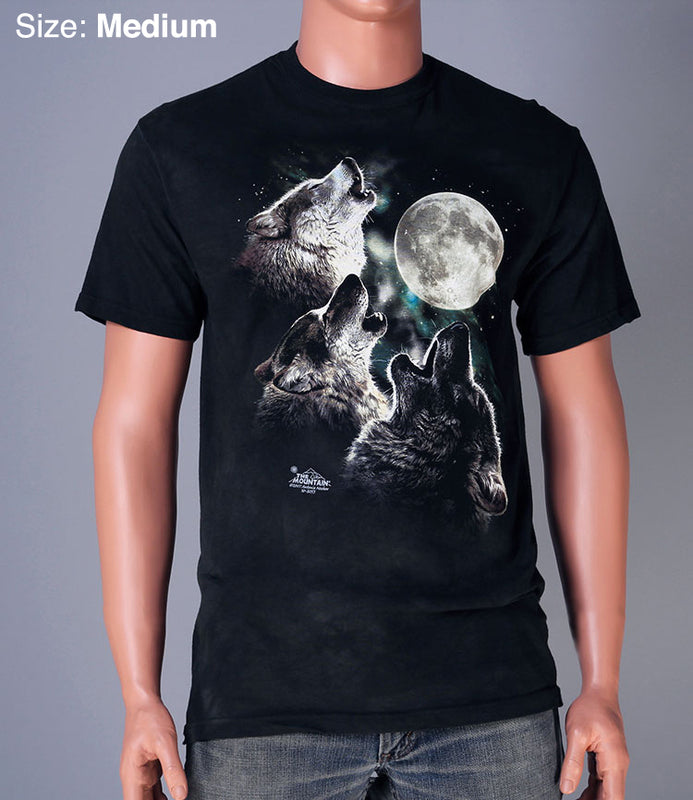 Three Wolf Moon Men's Big Face T-Shirt