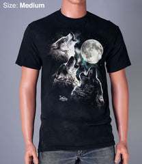 Three Wolf Moon Men's Big Face T-Shirt