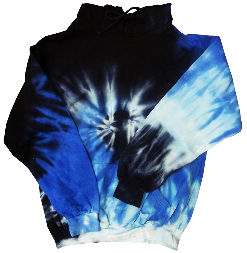 Tie Dye Hoodie - "Blue Ocean" Tie Dye Hoodie