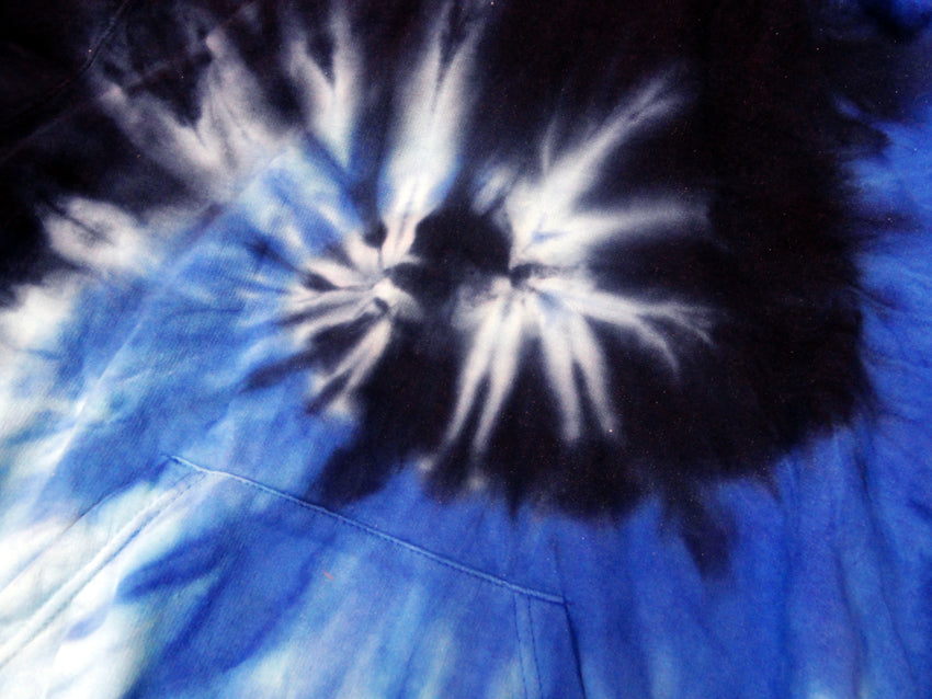 Tie Dye Hoodie - "Blue Ocean" Tie Dye Hoodie