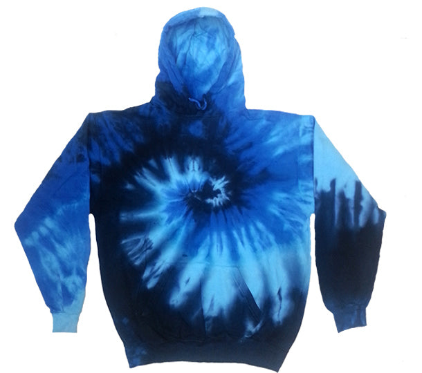 Tie Dye Hoodie - "Blue Ocean" Tie Dye Hoodie