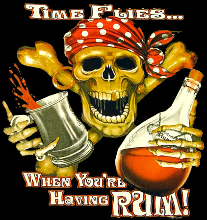 Time Flies When You're Having Rum T-Shirt