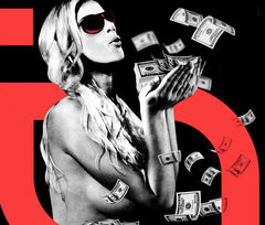 Tits clothing "Rolling in Dough" Mens T-Shirt