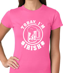Today I'm Irish St. Patrick's Day Ladies T-shirt