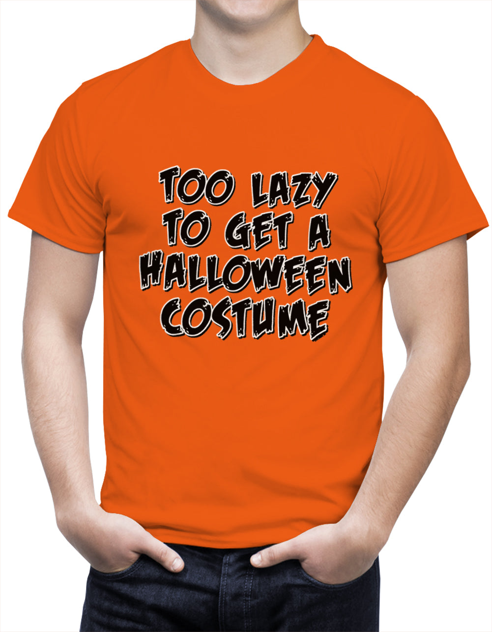 Halloween Costume T-shirts - Too Lazy To Get a Halloween Costume Men's T-Shirt
