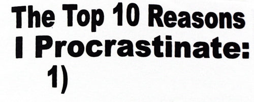 Top 10 Reason I Procrastinate Hoodie