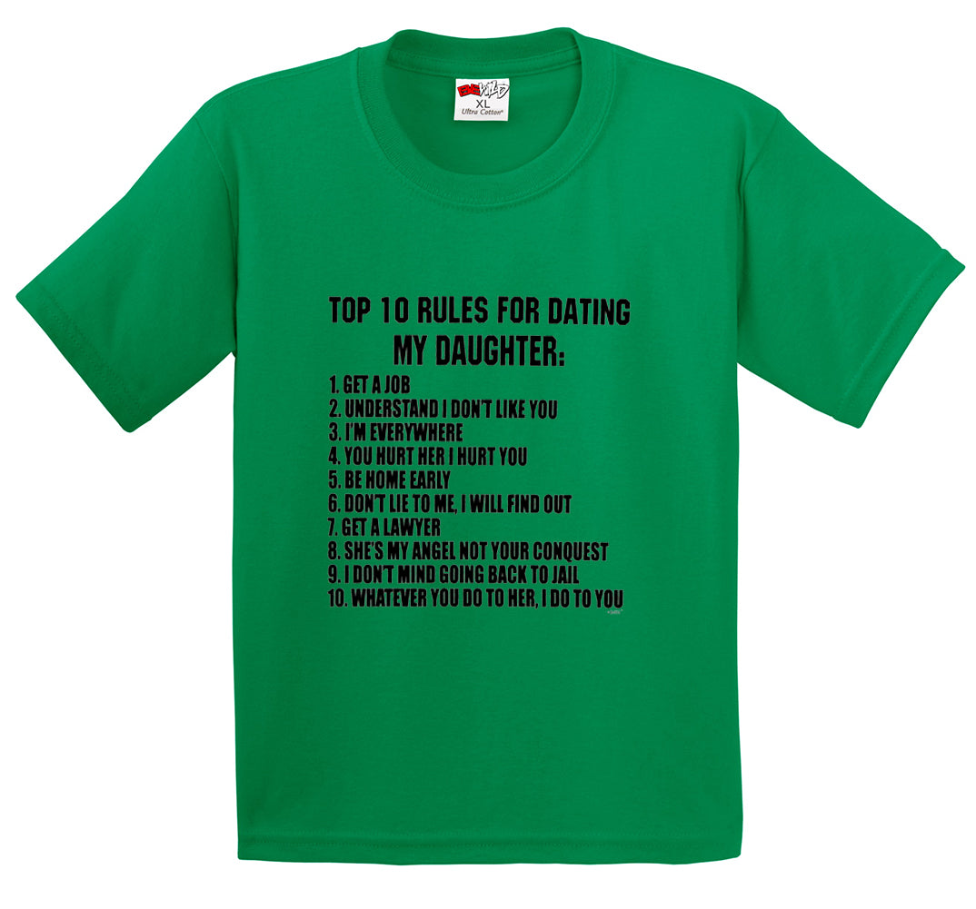Top 10 Rules For Dating My Daughter Men's T-Shirt