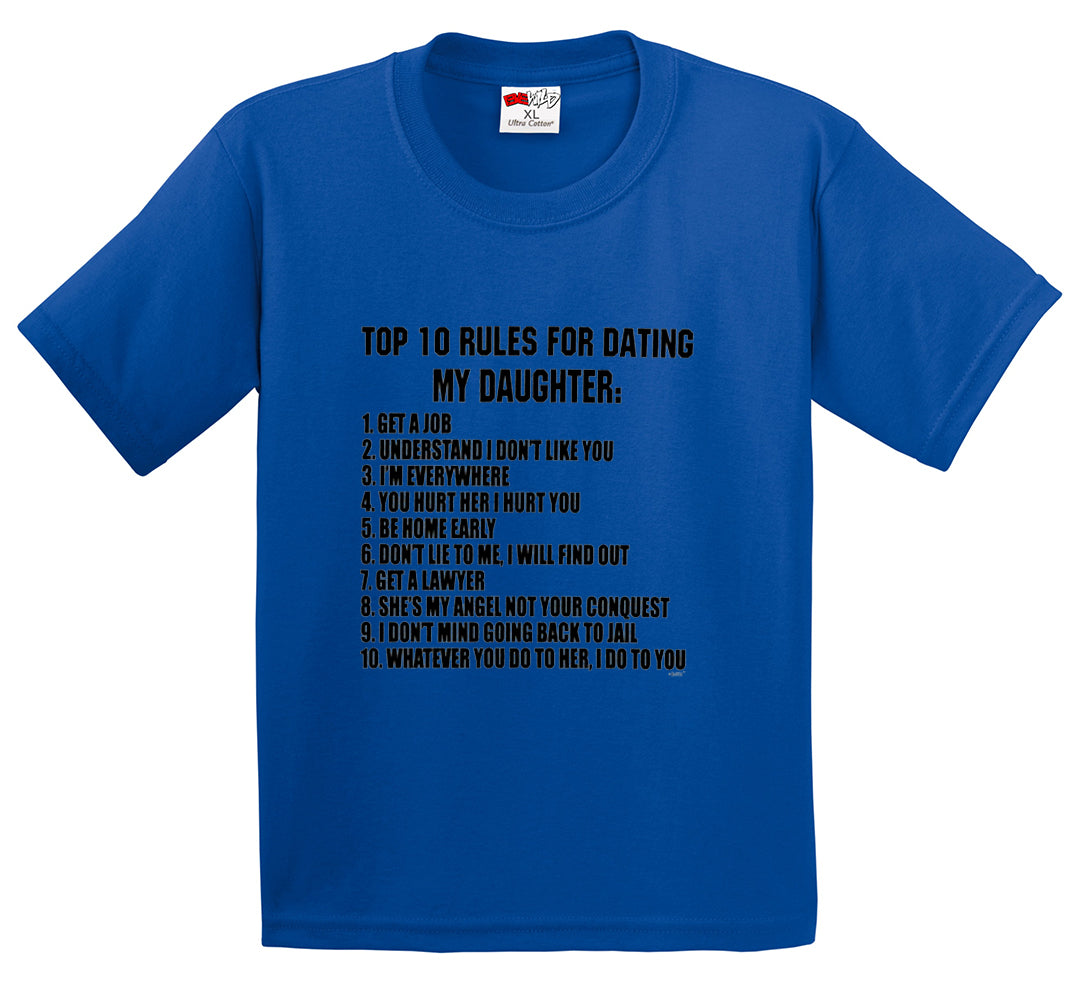 Top 10 Rules For Dating My Daughter Men's T-Shirt