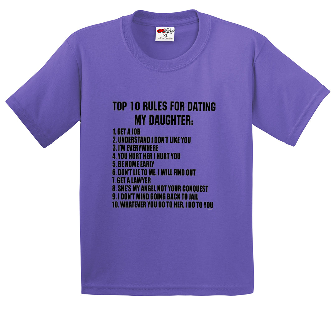 Top 10 Rules For Dating My Daughter Men's T-Shirt