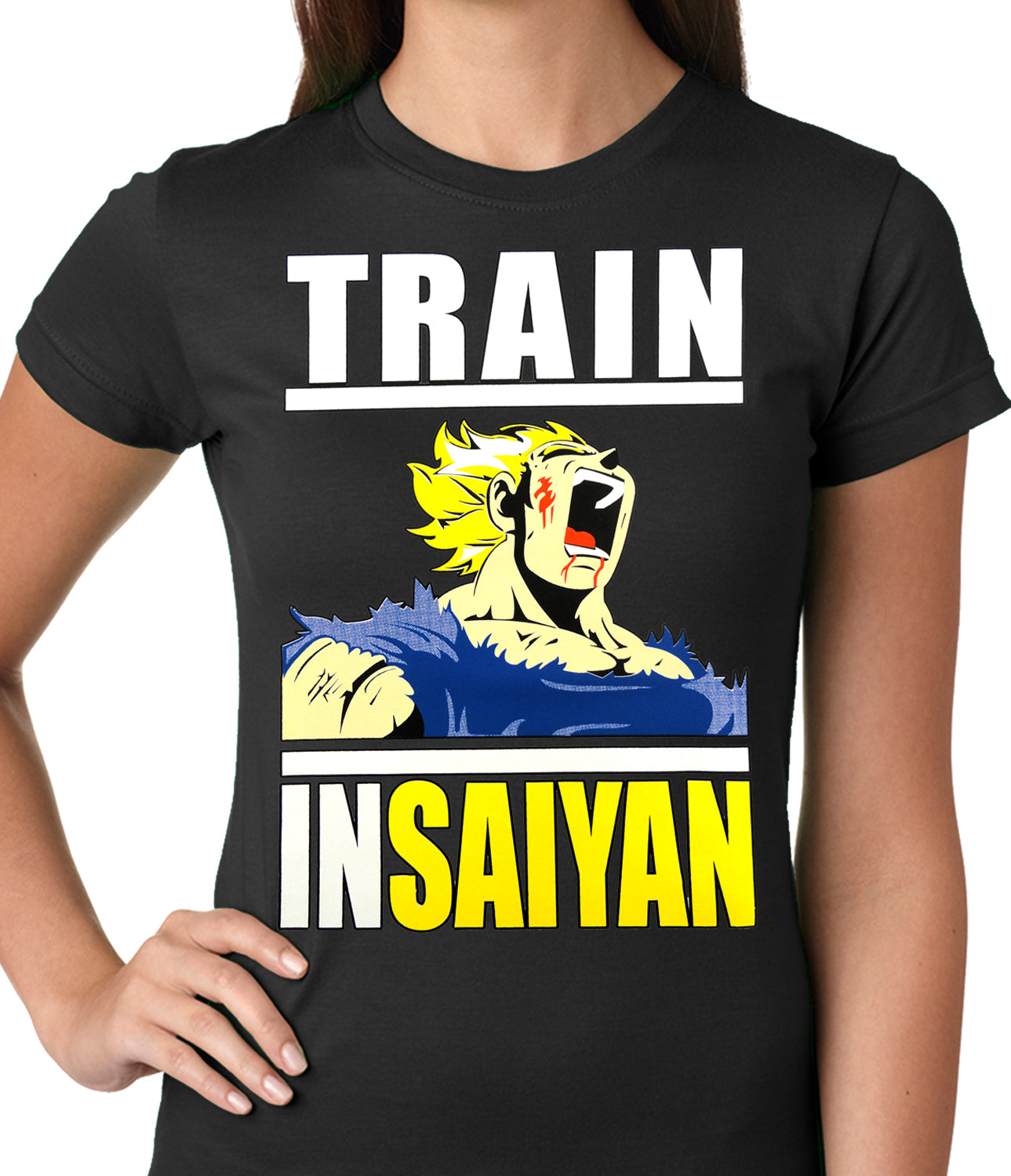 Train Like Insaiyan Ladies T-shirt