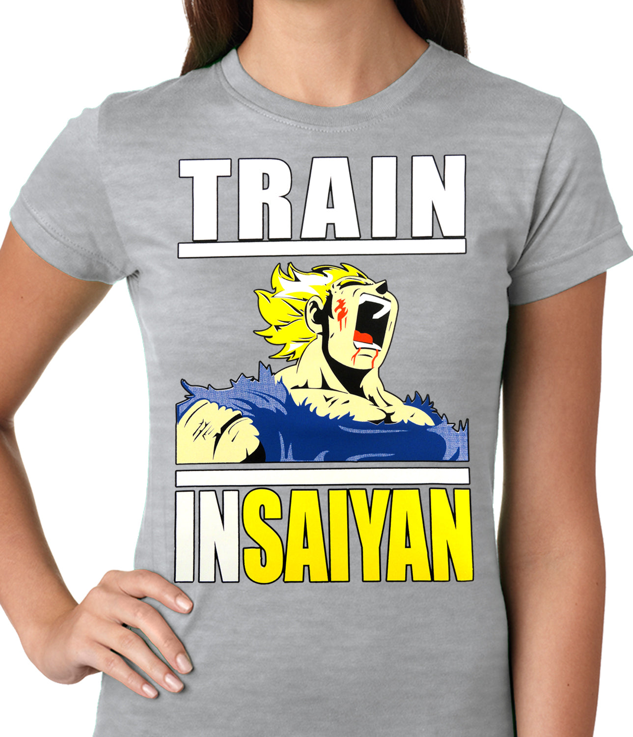 Train Like Insaiyan Ladies T-shirt