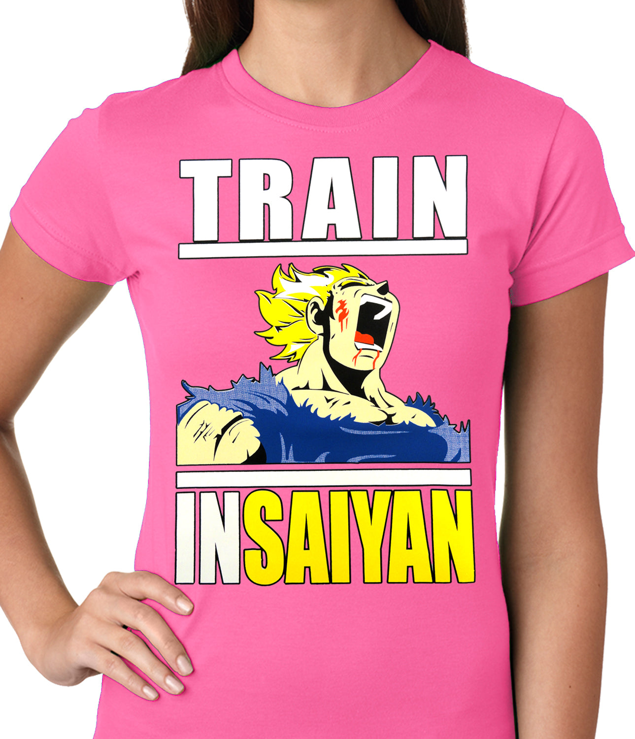 Train Like Insaiyan Ladies T-shirt