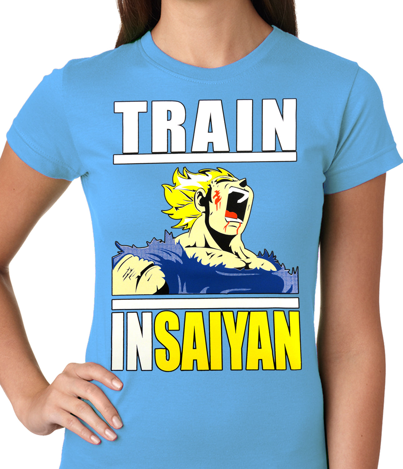 Train Like Insaiyan Ladies T-shirt