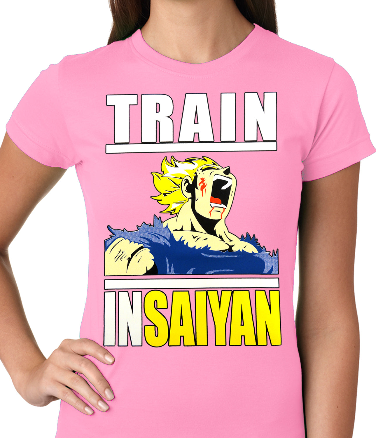 Train Like Insaiyan Ladies T-shirt