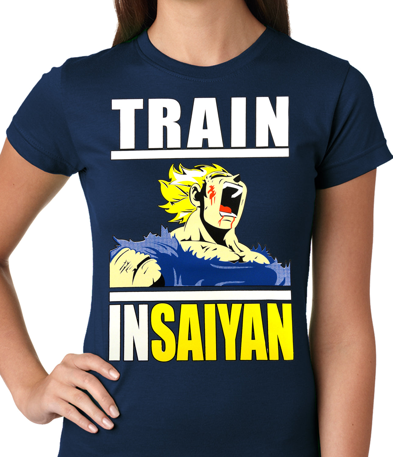 Train Like Insaiyan Ladies T-shirt