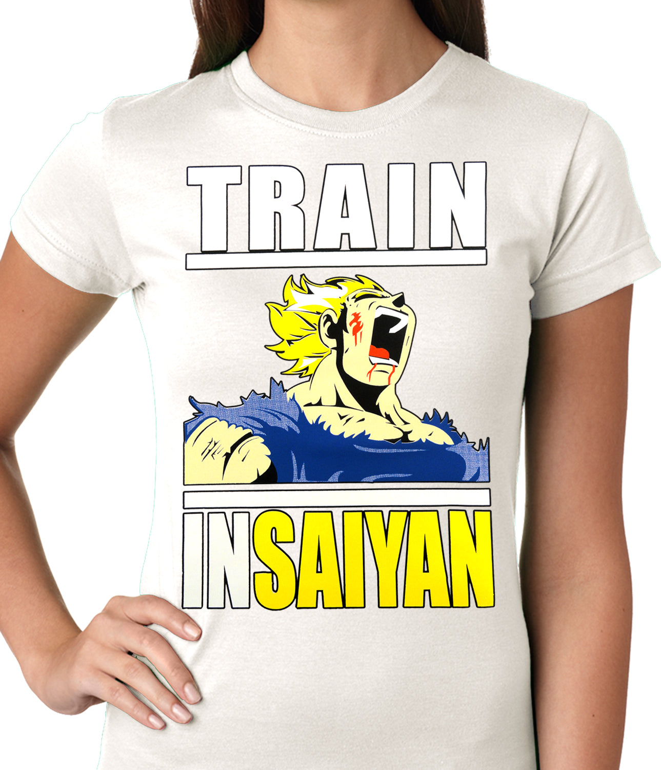Train Like Insaiyan Ladies T-shirt