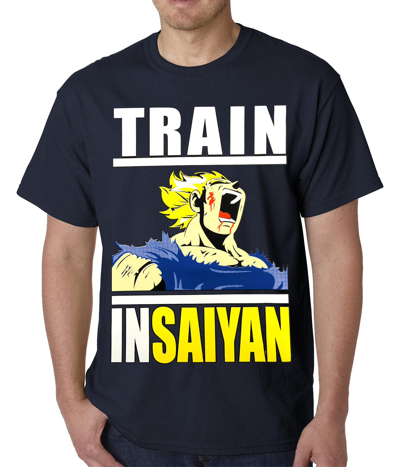 Train Like Insaiyan Mens T-shirt