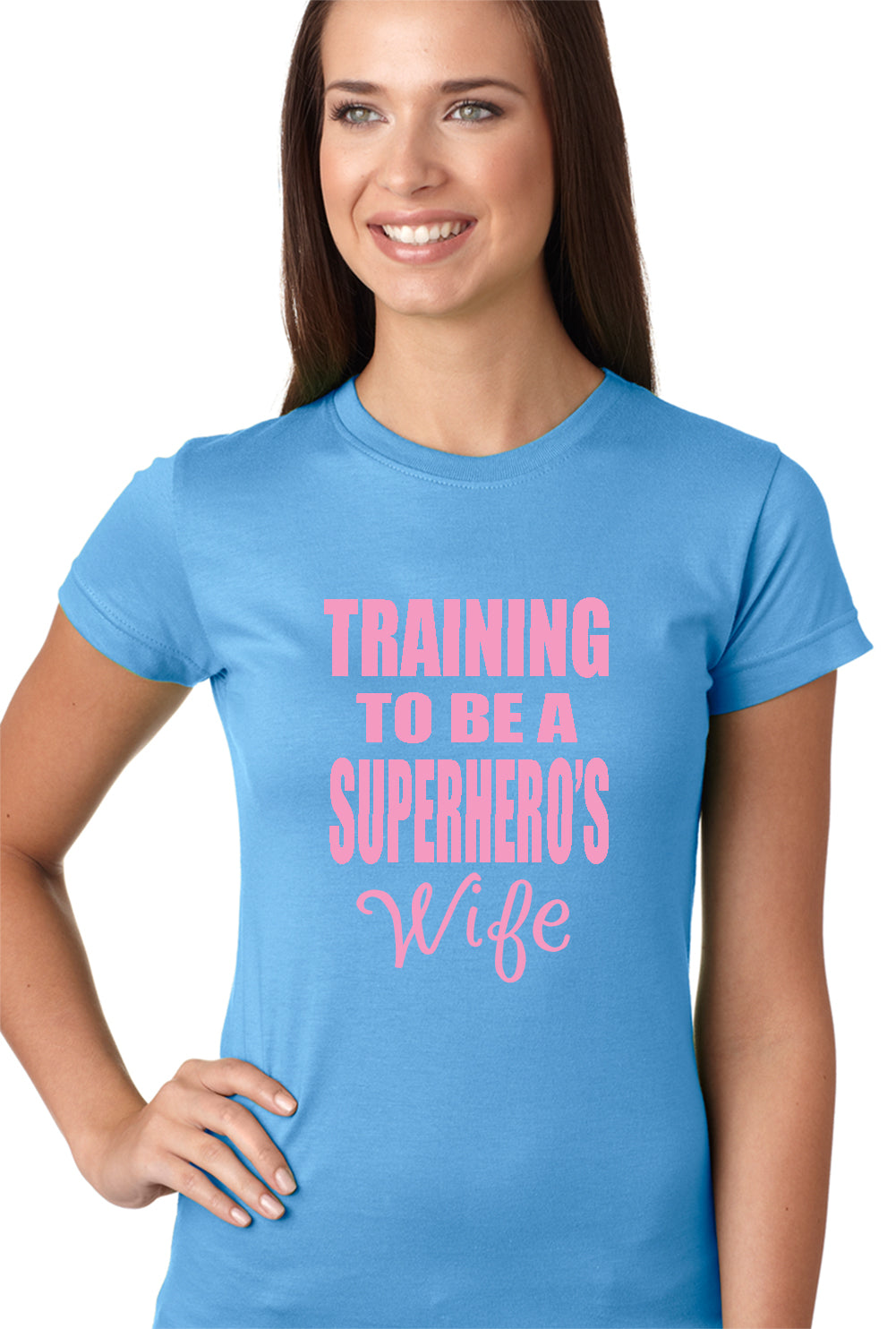 Training To Be A Superhero's Wife Girls T-shirt
