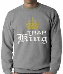 Trap King Golden Crown Adult Crewneck