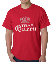 Trap Queen Silver Crown Mens T-shirt