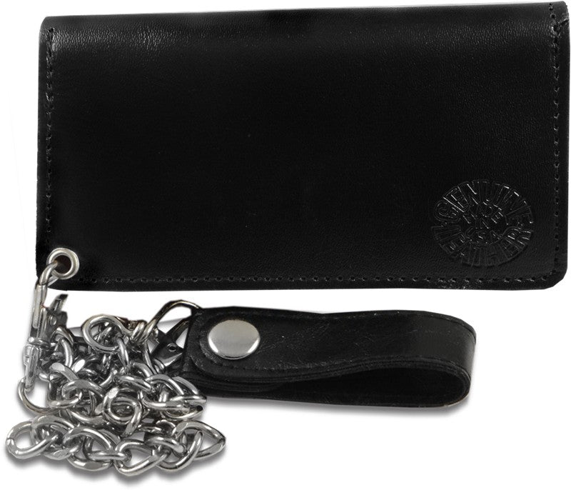 Tribal Skull 6 Inch Biker Chain Wallet