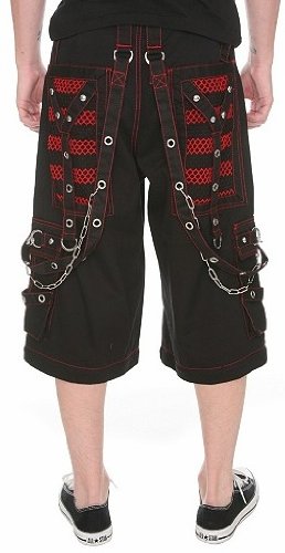 Tripp Darkstreet NYC - "Armageddon" Bondage Pants (Black/Red)