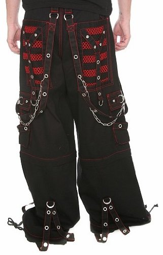 Tripp Darkstreet NYC - "Armageddon" Bondage Pants (Black/Red)