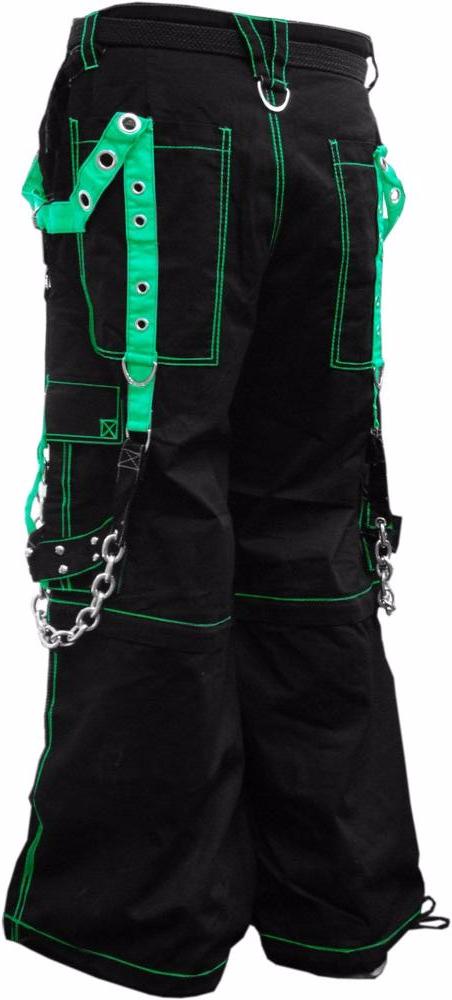 Tripp Darkstreet NYC - "Fallout" Bondage Pants (Black / Green)