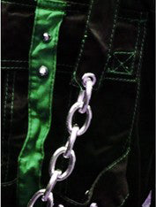 Tripp Darkstreet NYC - "Fallout" Bondage Pants (Black / Green)