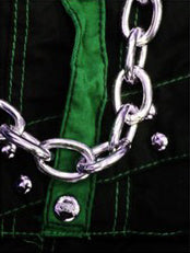 Tripp Darkstreet NYC - "Fallout" Bondage Pants (Black / Green)