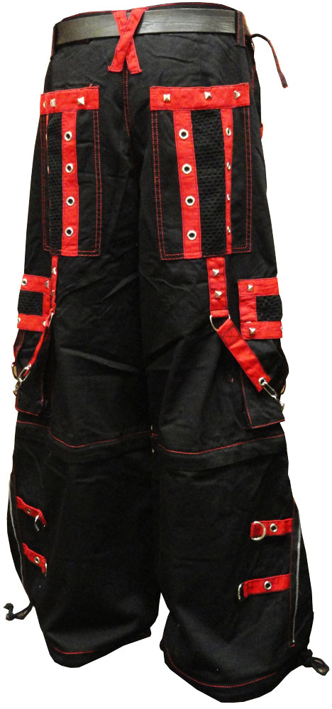 Tripp Darkstreet NYC - "New Death Row" Bondage Pants (Black/Red)