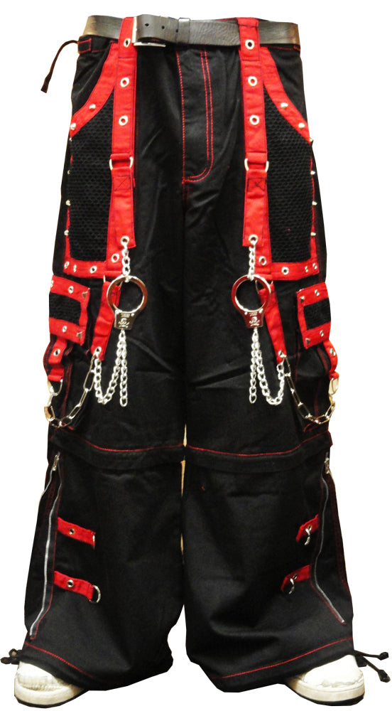 Tripp Darkstreet NYC - "New Death Row" Bondage Pants (Black/Red)