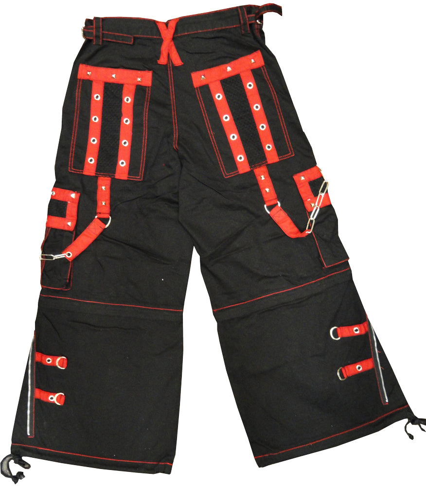 Tripp Darkstreet NYC - "New Death Row" Bondage Pants (Black/Red)