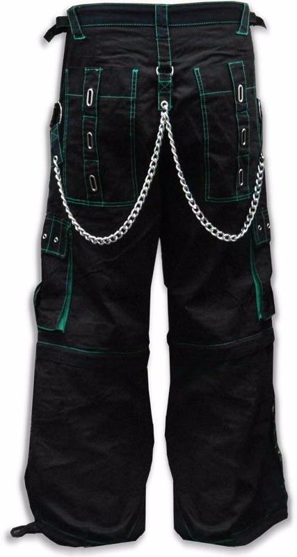 Tripp Darkstreet NYC - "Serpent" Bondage Pants (Black/Green)