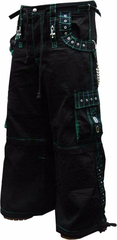 Tripp Darkstreet NYC - "Serpent" Bondage Pants (Black/Green)