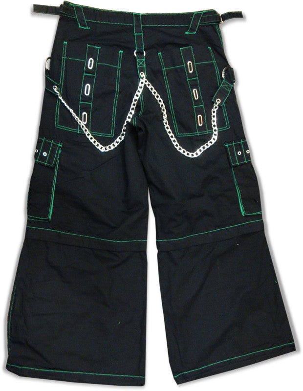 Tripp Darkstreet NYC - "Serpent" Bondage Pants (Black/Green)