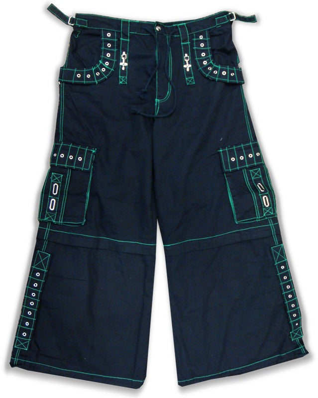 Tripp Darkstreet NYC - "Serpent" Bondage Pants (Black/Green)