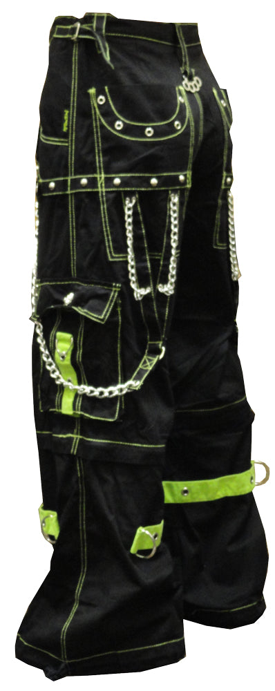 Tripp Darkstreet NYC - "Toxic Avenger" Bondage Pants (Black/Neon Green)