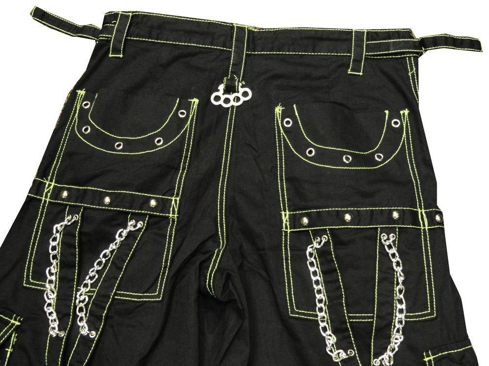 Tripp Darkstreet NYC - "Toxic Avenger" Bondage Pants (Black/Neon Green)