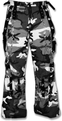 Tripp Darkstreet NYC - "Urban Camo" Combat Bondage Pants