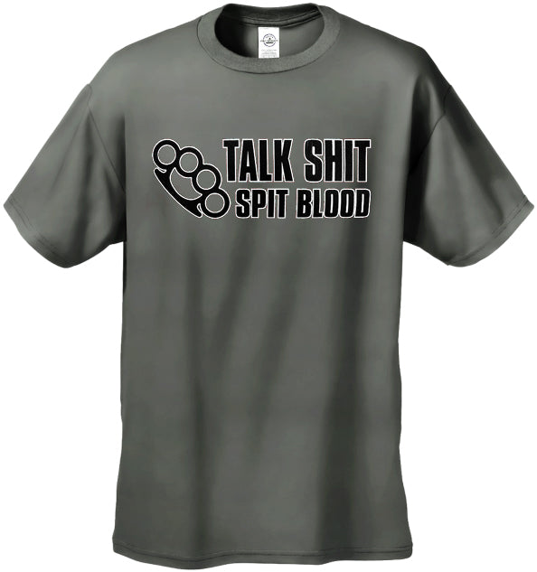 Trouble Maker Tees - Talk Sh*t Spit Blood T-Shirt