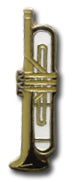 Trumpet Lapel Pin